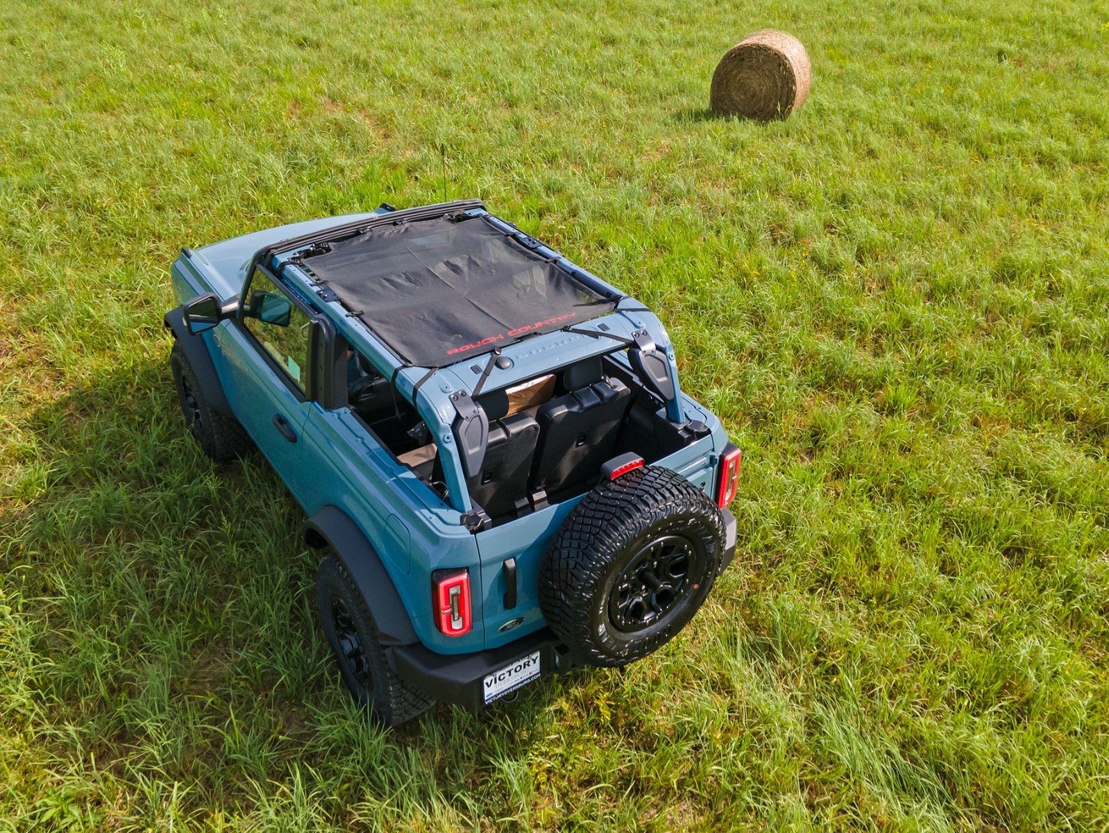 Mesh Bikini Top Plus Black Ford Bronco 4WD 2021 2023 Rough Country