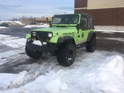 4 Inch Lifted 1993 Jeep Wrangler YJ 4WD