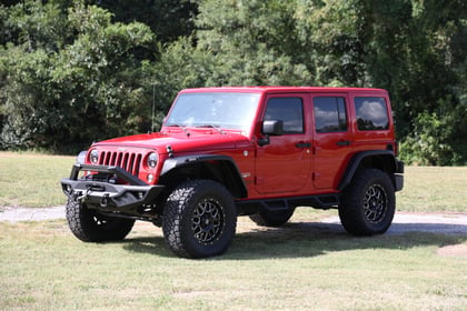 2.5 Inch lifted 2014 Jeep Wrangler Sahara Unlimited