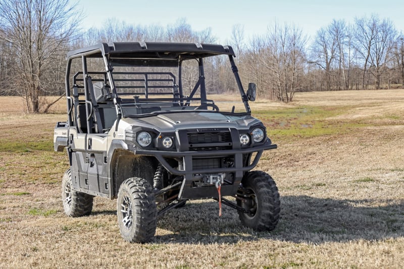 Full Windshield | Scratch Resistant | Kawasaki Mule PRO/Mule