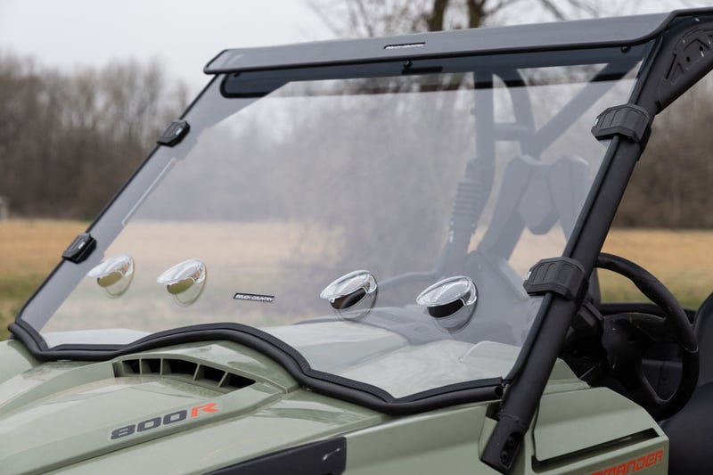 Vented Full Windshield | Scratch Resistant | Can-Am