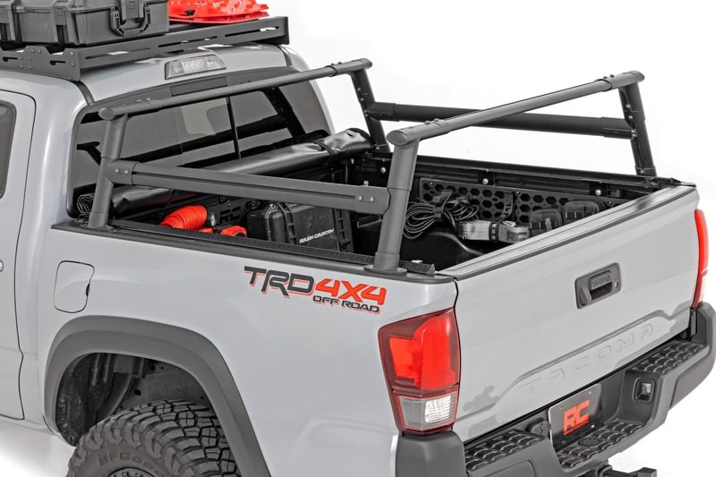 Bed Rack Aluminum Toyota Tacoma 2WD 4WD 2005 2023 Rough Country