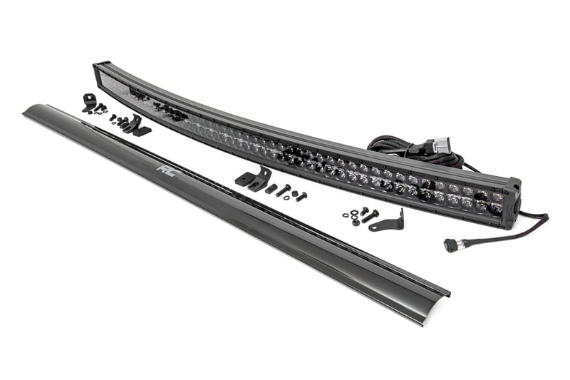 54 Inch Black Series LED Light Bar Curved Dual Row Cool White DRL Rough Country