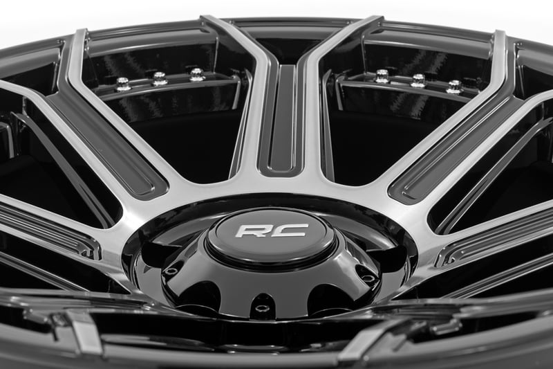 Rough Country 89 Series Wheel | One-Piece | Black Machined Rough Country 89 Series Wheel | One-Piece | Black Machined