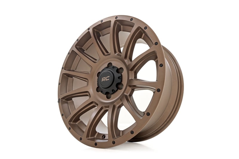 Rough Country 90 Series Wheel | One-Piece | Bronze | 18x9
