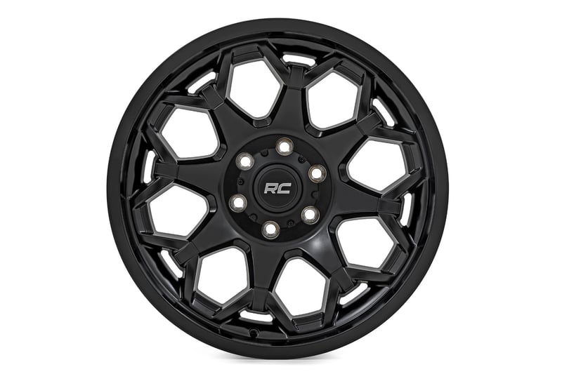 輝い | Wheel Series 80 Country Rough One-Piece Black Gloss Semi | タイヤ・ホイール