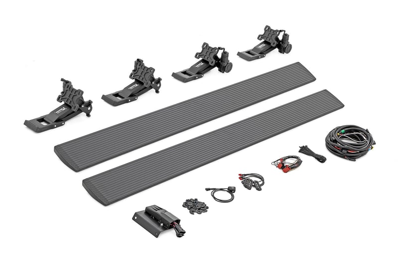 Power Running Boards Dual Electric Motor Ram 1500 19 25 1500 TRX 21 25 Rough Country