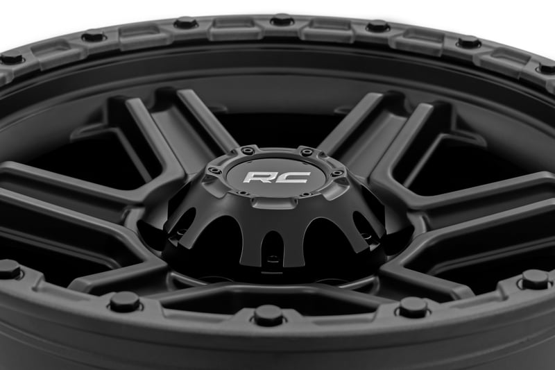 Rough Country 79 Series Wheel | One-Piece | Semi Gloss Black