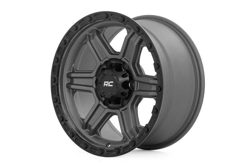 Rough Country 79 Series Wheel | One-Piece | Gunmetal Gray w