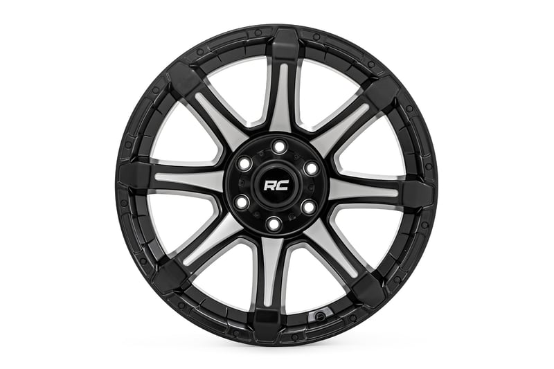 Rough Country 81 Series Wheel | One-Piece | Semi Gloss Black
