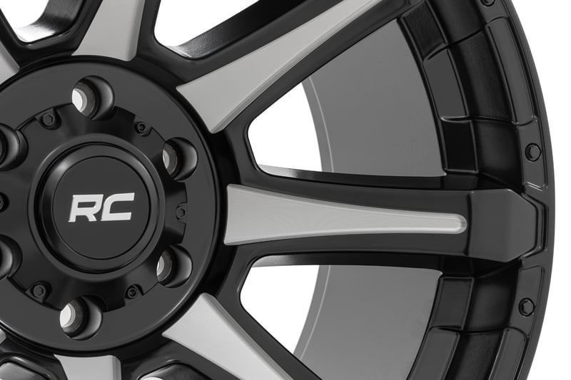 Rough Country 81 Series Wheel | One-Piece | Semi Gloss Black