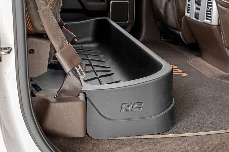Under Seat Storage Crew Cab Ford F 150 F 250 F 350 Raptor 2015 2025 Rough Country