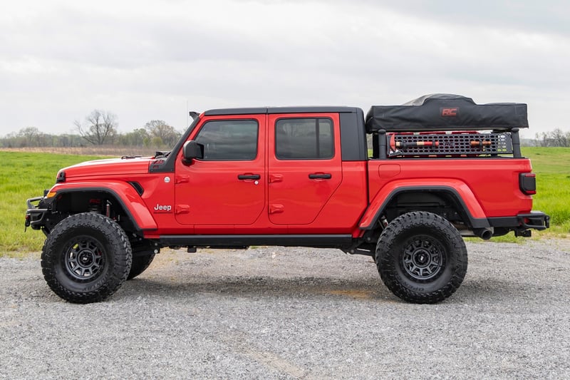 Bed Rack Molle Panel Jeep Gladiator JT 4WD 2020 2024 Rough Country