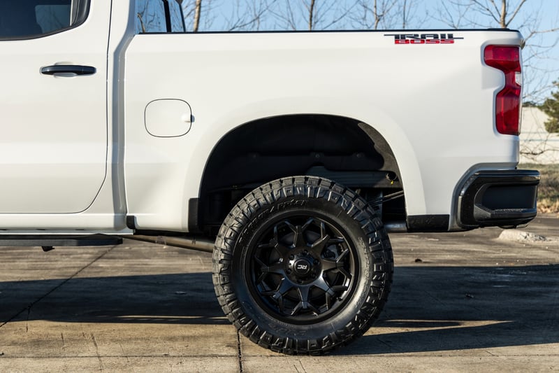 Rough Country 80 Series Wheel | One-Piece | Semi Gloss Black