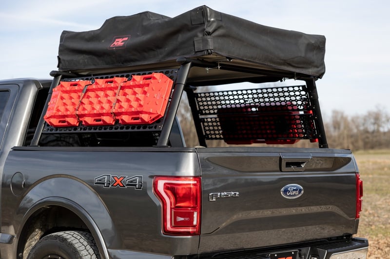 Bed Rack Aluminum Ford F 150 2WD 4WD 2015 2024 Rough Country