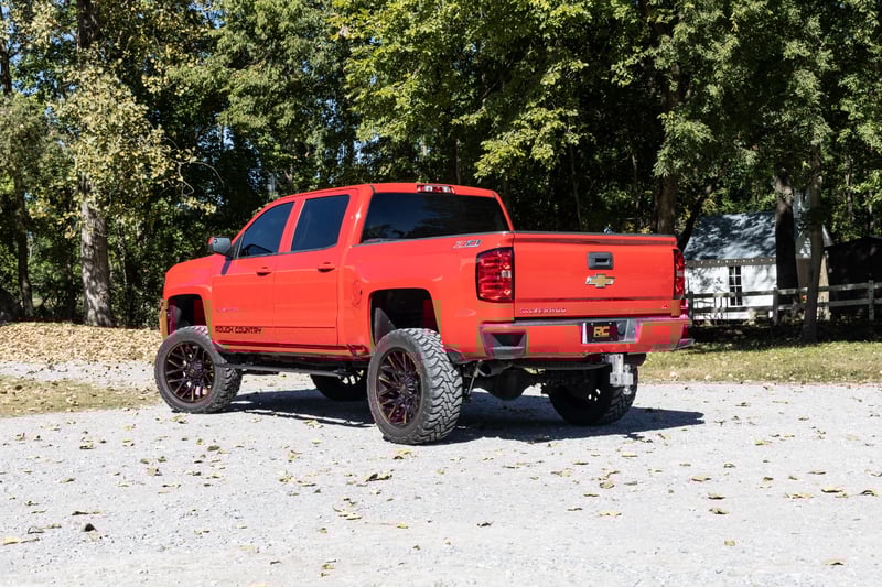 Power Running Boards Lighted Crew Cab Chevy GMC 1500 14 18 2500HD 3500HD 15 19 Rough Country
