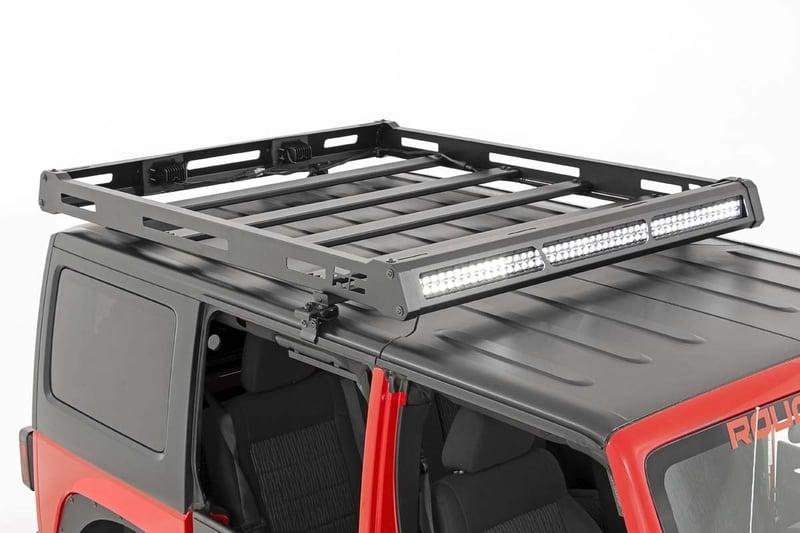 Roof Rack Jeep Wrangler JK 2007 2018 Rough Country