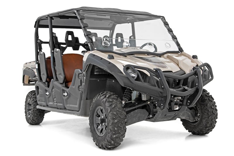 Vented Full Windshield | Scratch Resistant | Yamaha Viking Vented Full Windshield | Scratch Resistant | Yamaha Viking
