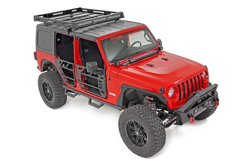 Roof Rack Jeep Wrangler JL 4WD 2018 2024 Rough Country