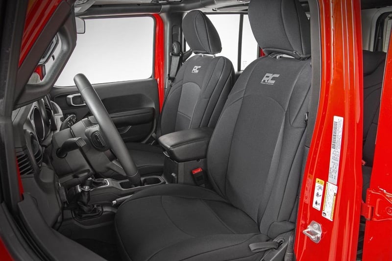 Seat Covers Jeep Wrangler JL 4WD 2018 2024 Rough Country