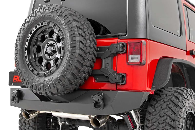2012 jeep wrangler spare tire mount clearance