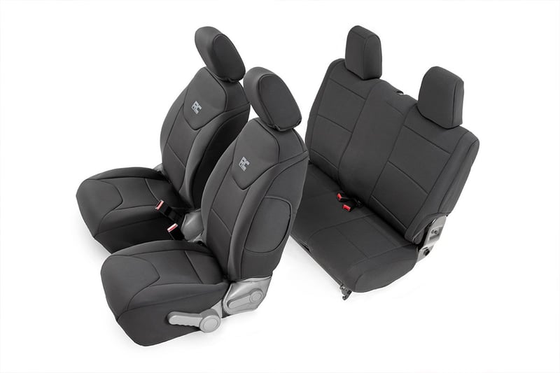 2007 2010 Jeep Wrangler JK 2 Door Seat Covers Front and Rear