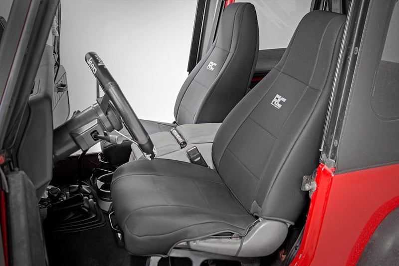 Seat Covers Front and Rear Jeep Wrangler YJ 4WD 1991 1995
