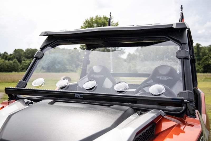 Vented Full Windshield | Scratch Resistant | Polaris General