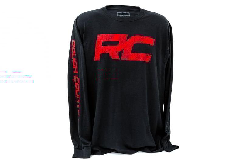 Rough Country Long Sleeve | RC Tread Sleeve | Black | Rough Country