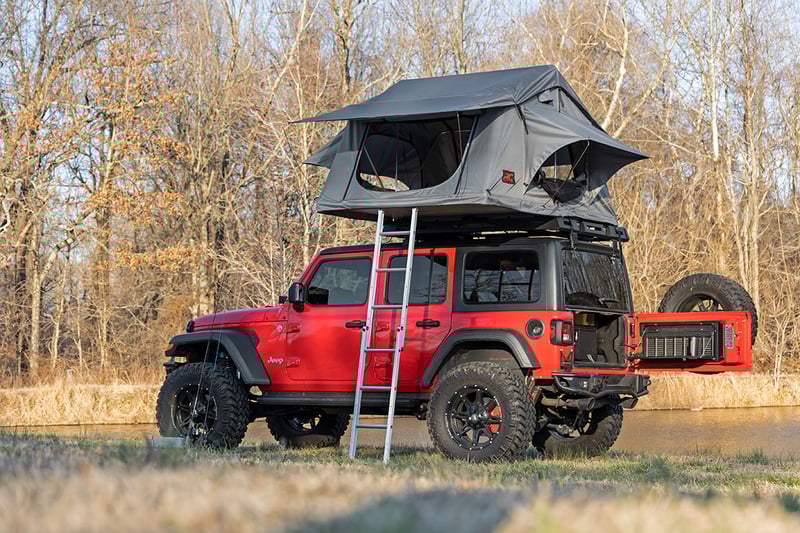 Roof Top Rack Tent w 12 Volt Accessory Rough Country