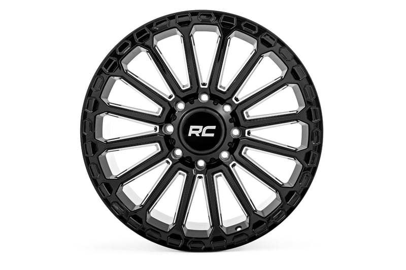 Rough Country 97 Series Wheel | One-Piece | Gloss Black