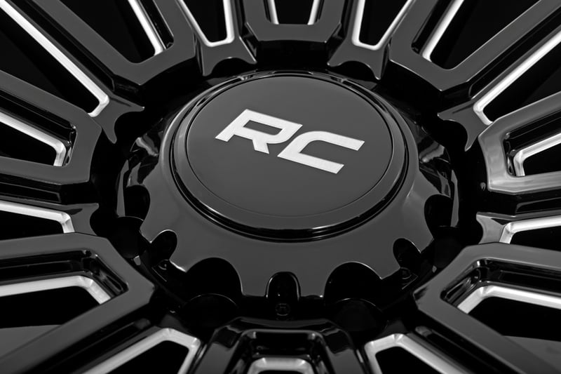 Rough Country 97 Series Wheel | One-Piece | Gloss Black