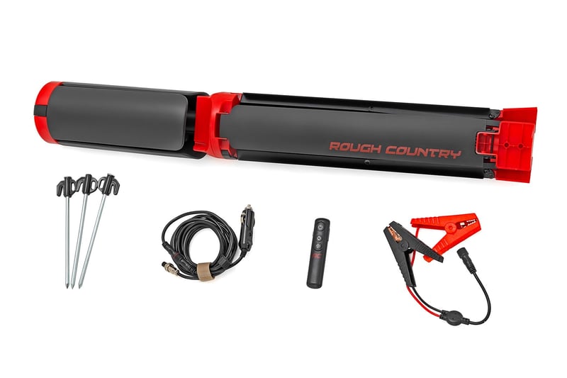 Telescoping Campsite LED Light Kit w Tripod 12v 9500 Lumens Rough Country