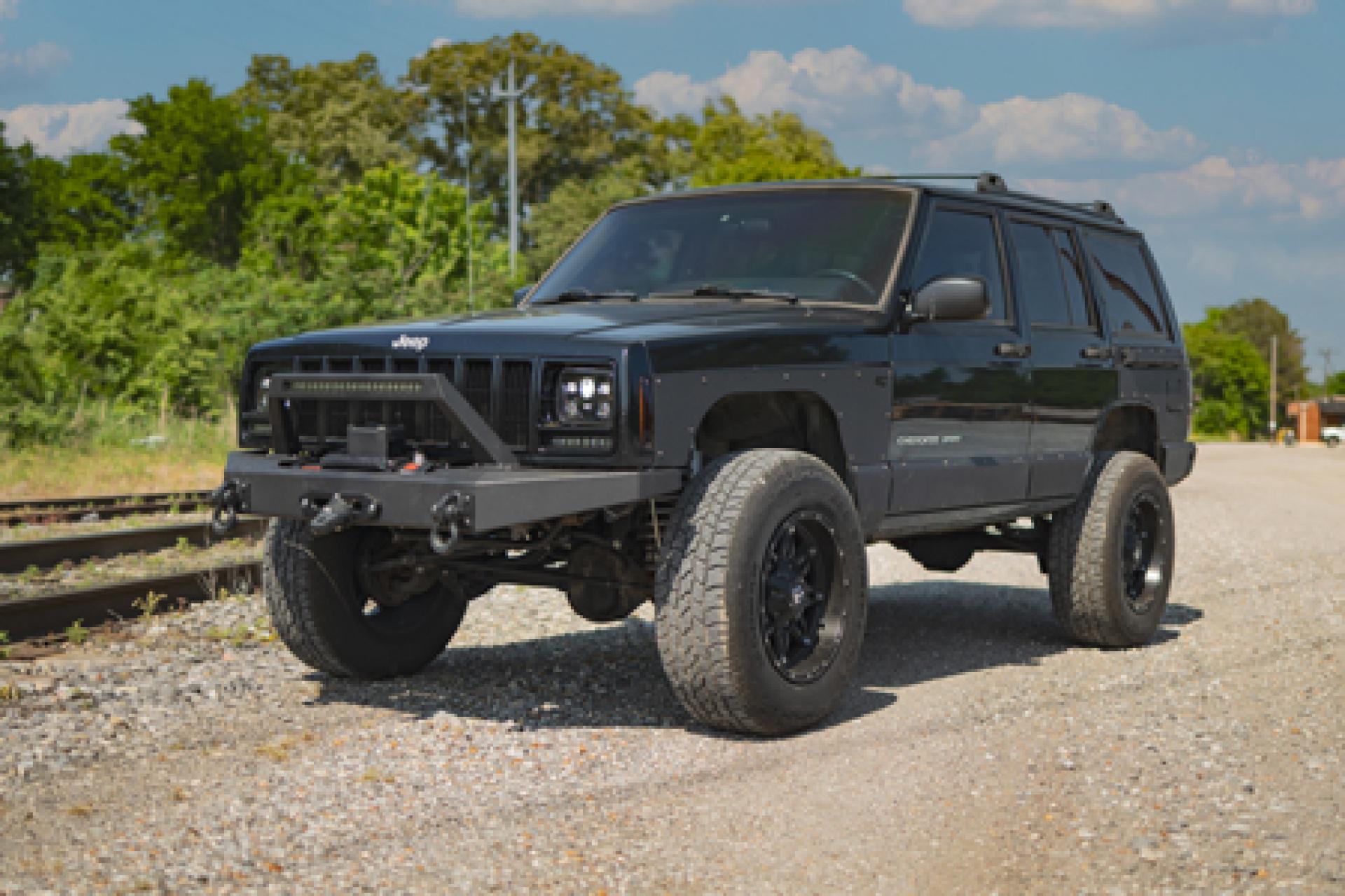 Jeep cherokee deals winch bumper