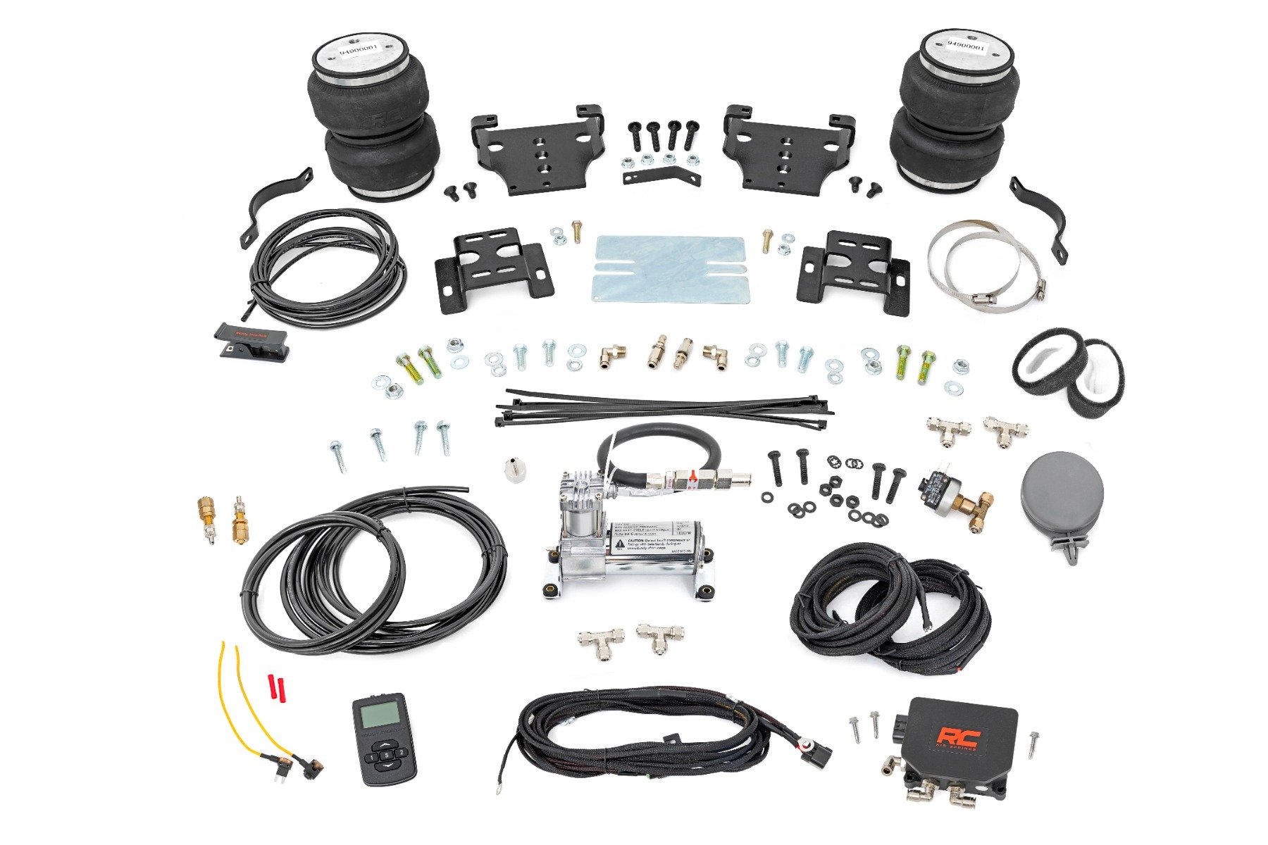 Air Spring Kit w / compressor | Wireless Controller | 0-6" Lift | Chevy / GMC 2500HD (01-10)