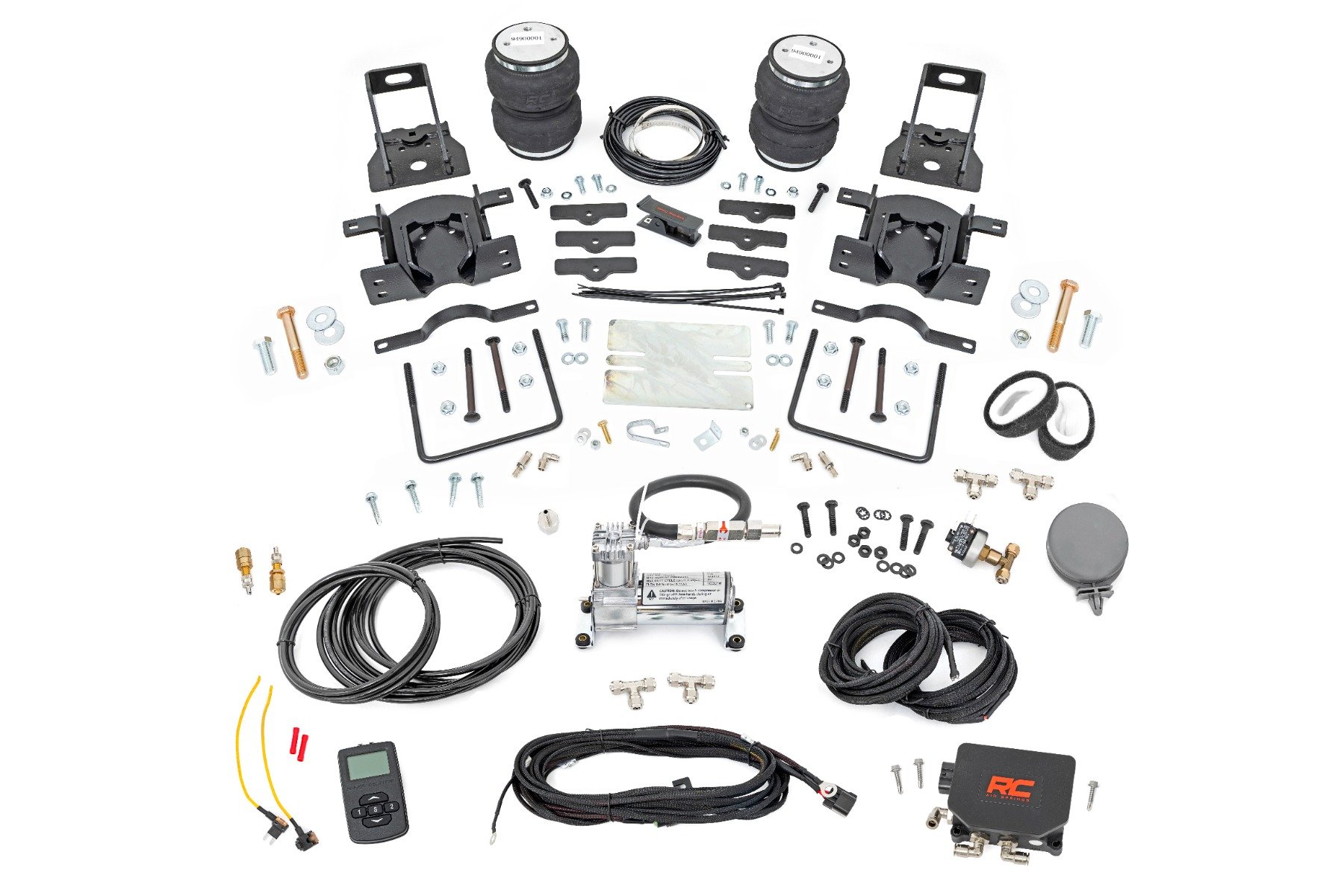 Air Spring Kit w / compressor | Wireless Controller | Ford F-250 / F-350 Super Duty (05-16)