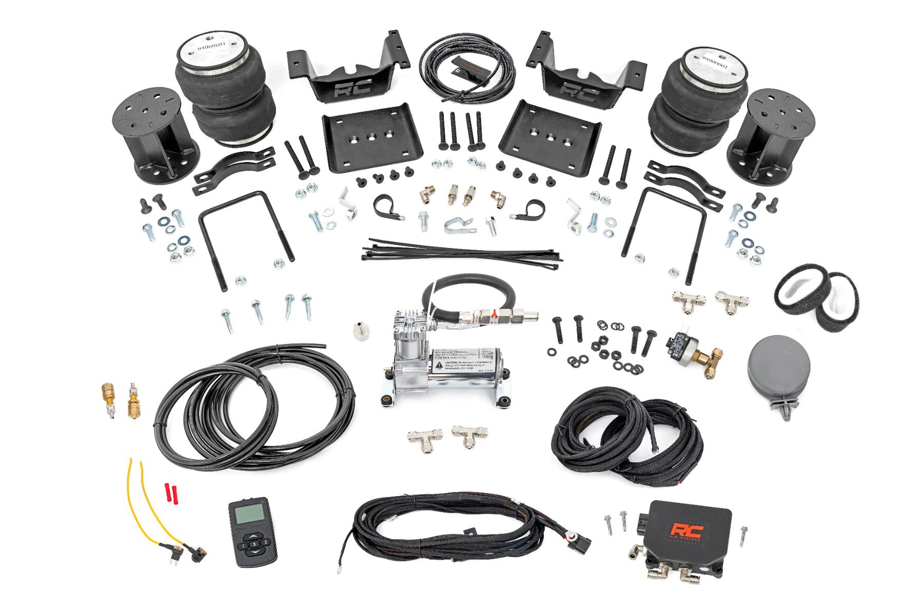 Air Spring Kit w / compressor | Wireless Controller | 5 Inch Lift Kit | Chevy / GMC 1500 (07-18)