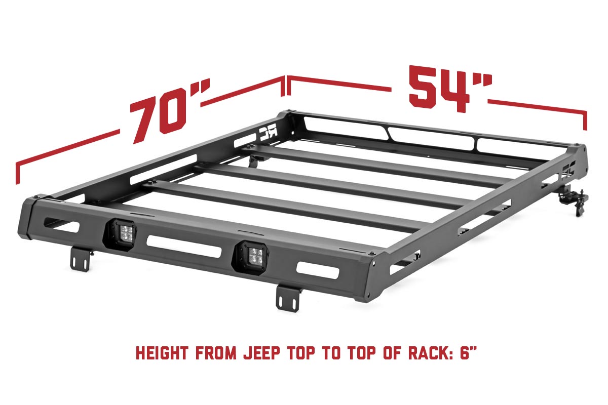 Roof Rack | Black Series Lights | Jeep Wrangler JK / Wrangler Unlimited(07-18)