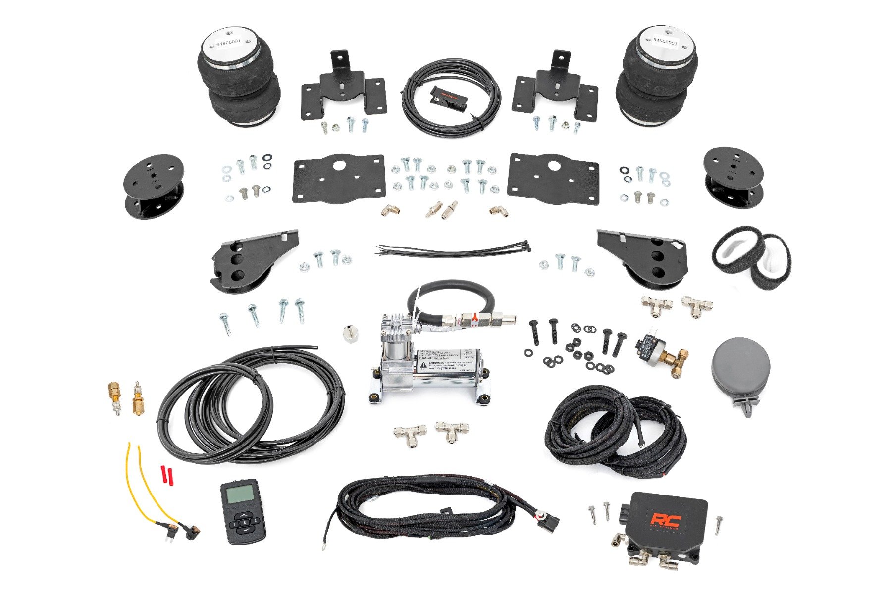 Air Spring Kit w / compressor | Wireless Controller | 4 Inch Lift Kit | Ram 1500 (09-23 & Classic)