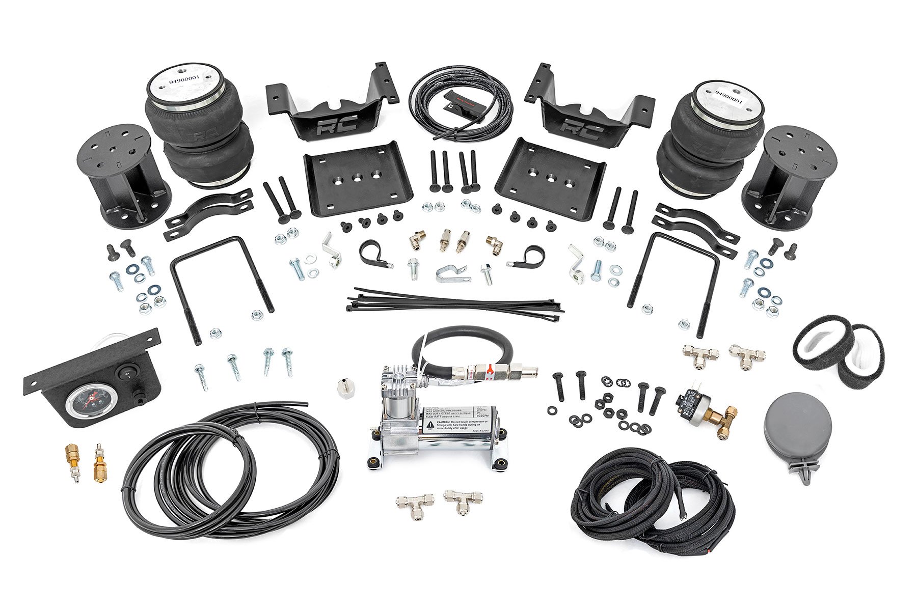 Air Spring Kit w / compressor | 5 Inch Lift Kit | Chevy / GMC 1500 (07-18 & Classic)