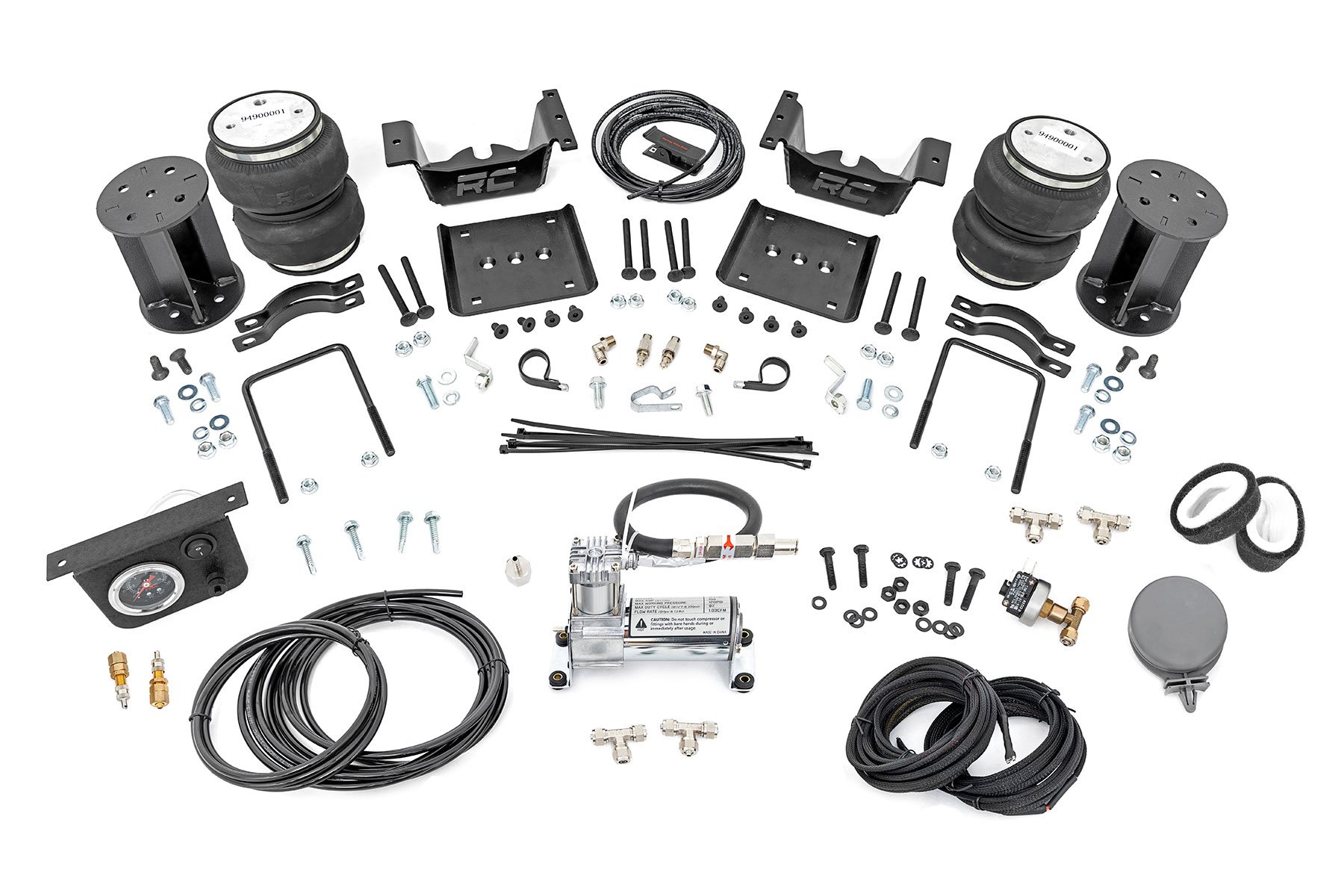 Air Spring Kit w / compressor | 6-7.5 Inch Lift Kit | Chevy / GMC 1500 (07-18 & Classic)