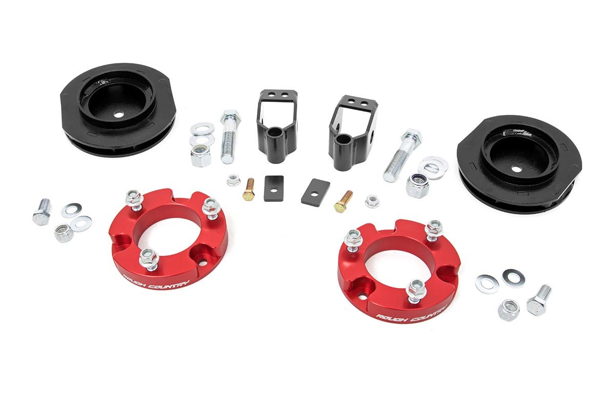 2 Inch Lift Kit | X-REAS | Red Spacers | Toyota 4Runner (10-23)