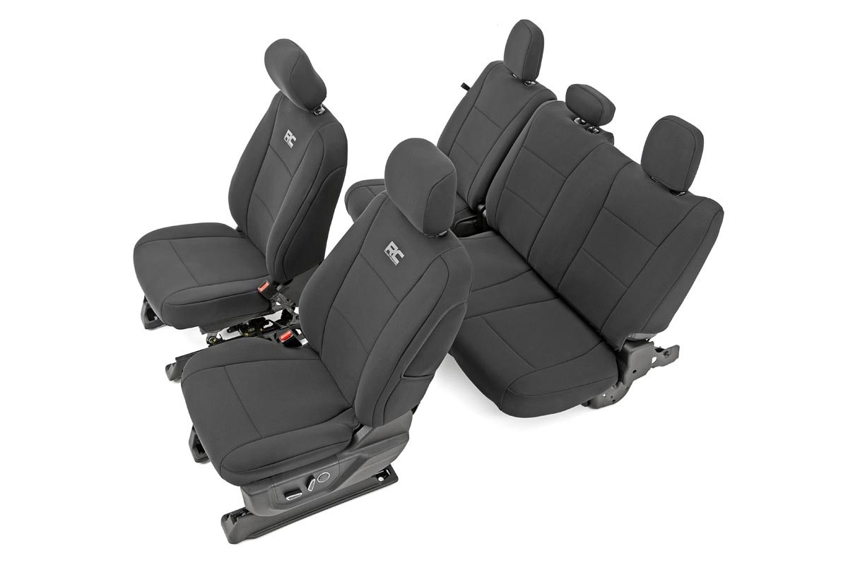 Seat Covers | FR Bucket and RR Bench | Ford F-150 (15-23) / F-150 Lightning (2022) / Super Duty (17-22) 