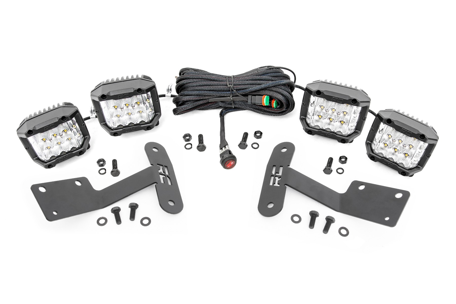 LED Light Kit | Ditch Mount | 3" OSRAM | Wide | Toyota Tundra (14-21)