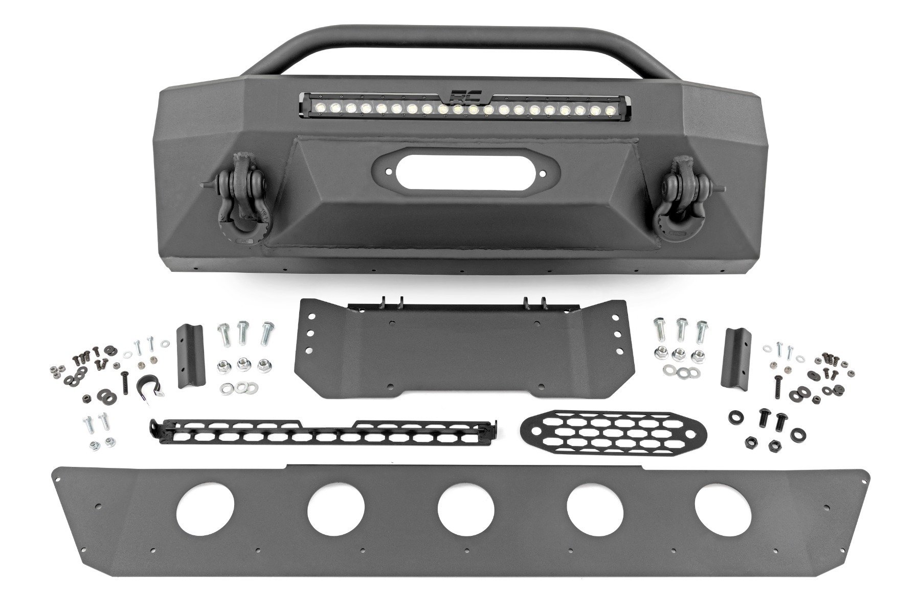 Front Bumper | Hybrid | 20" Blk LED | Toyota 4Runner 2WD / 4WD (2014-2024)