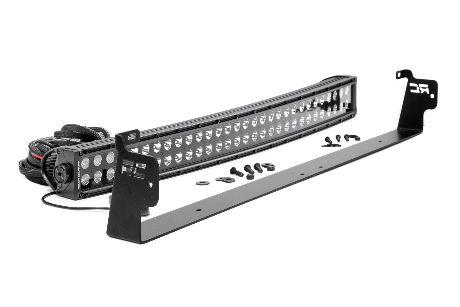 LED Bumper Mount Light Kit | 30" Black Dual Row | Subaru Outback (15-19)