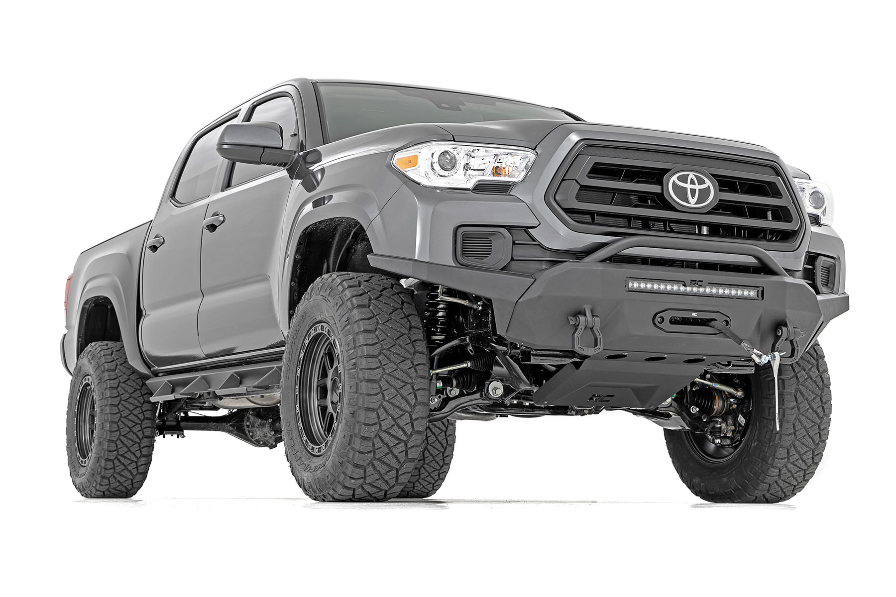 Front Bumper | High Clearance | Hybrid | 20" Blk DRL LED | Toyota Tacoma (16-23)