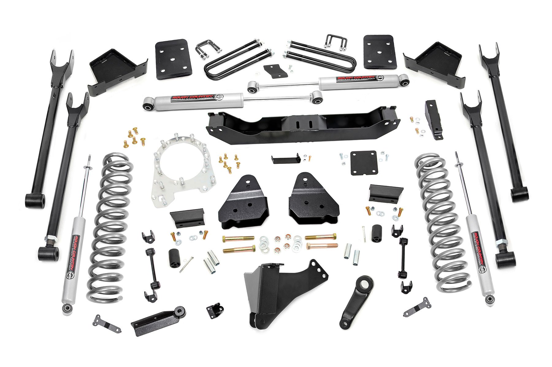 6 Inch Lift Kit | Diesel | 4-Link | No OVLD | Ford F-250 / F-350 Super Duty (17-22)