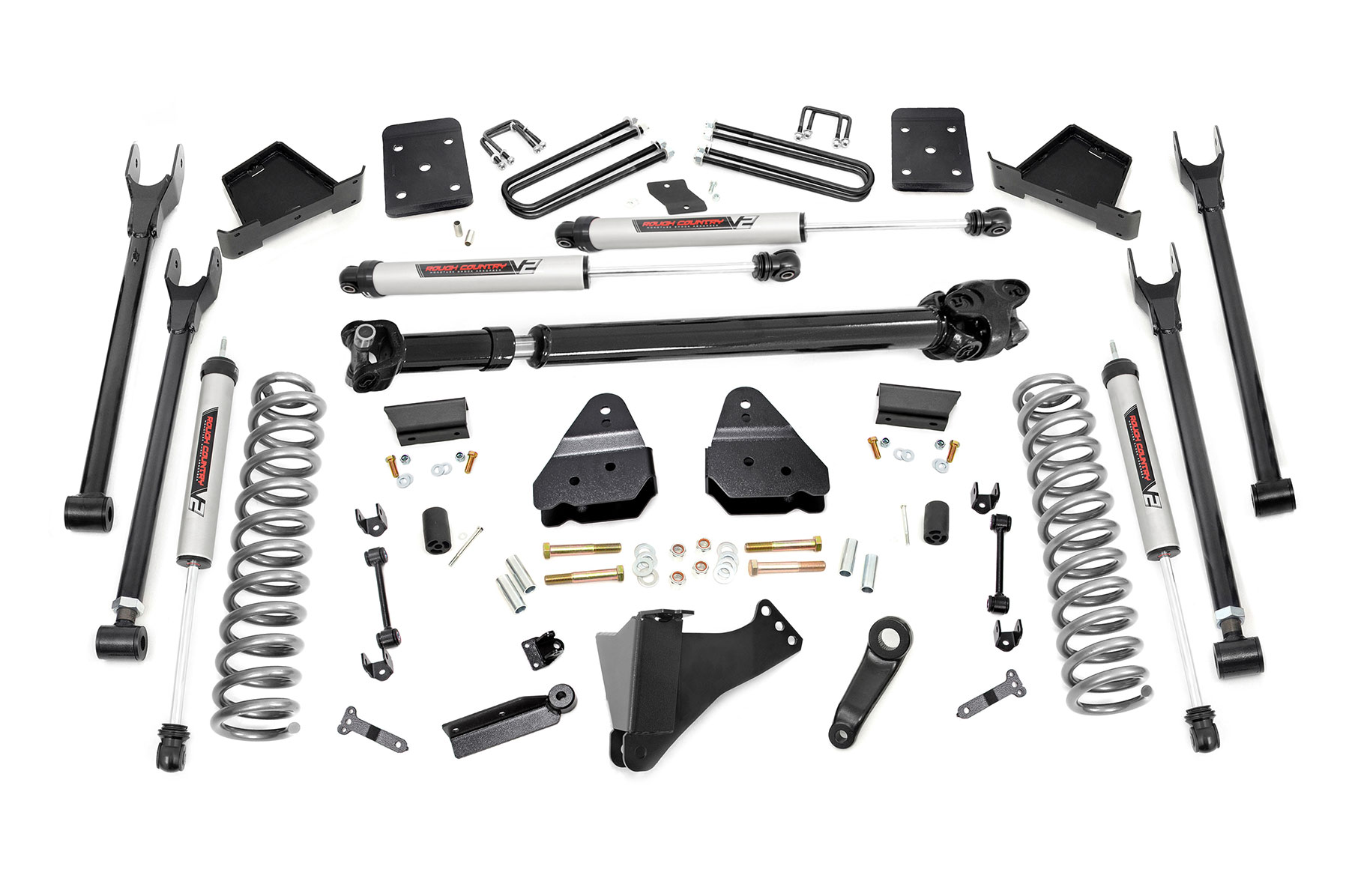 6 Inch Lift Kit | 4-Link | OVLD | D / S | V2 | Ford F-250 / F-350 Super Duty (17-22)