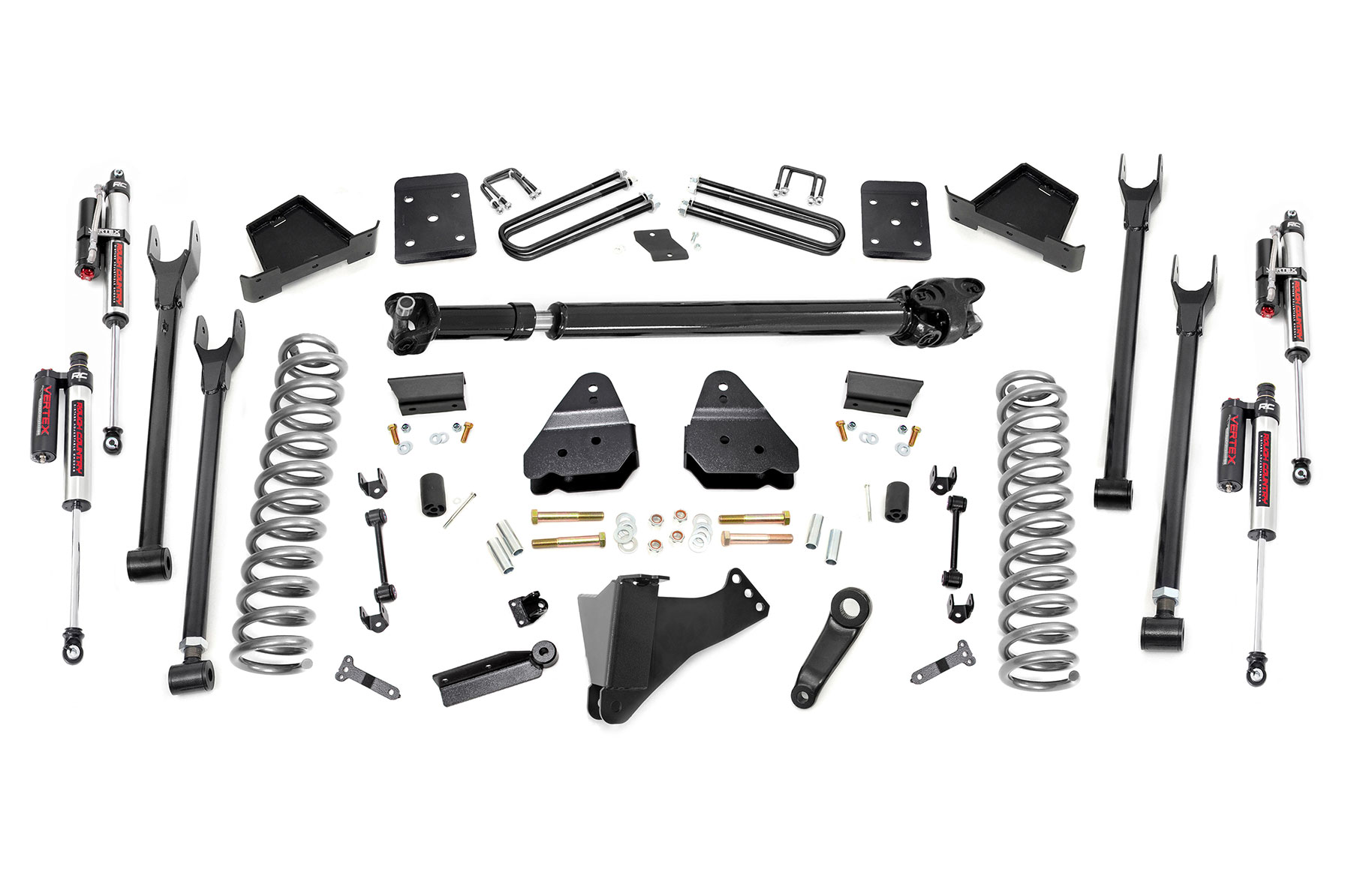 6 Inch Lift Kit | 4-Link | No OVLD | D / S | Vertex | Ford F-250 / F-350 Super Duty (17-22)